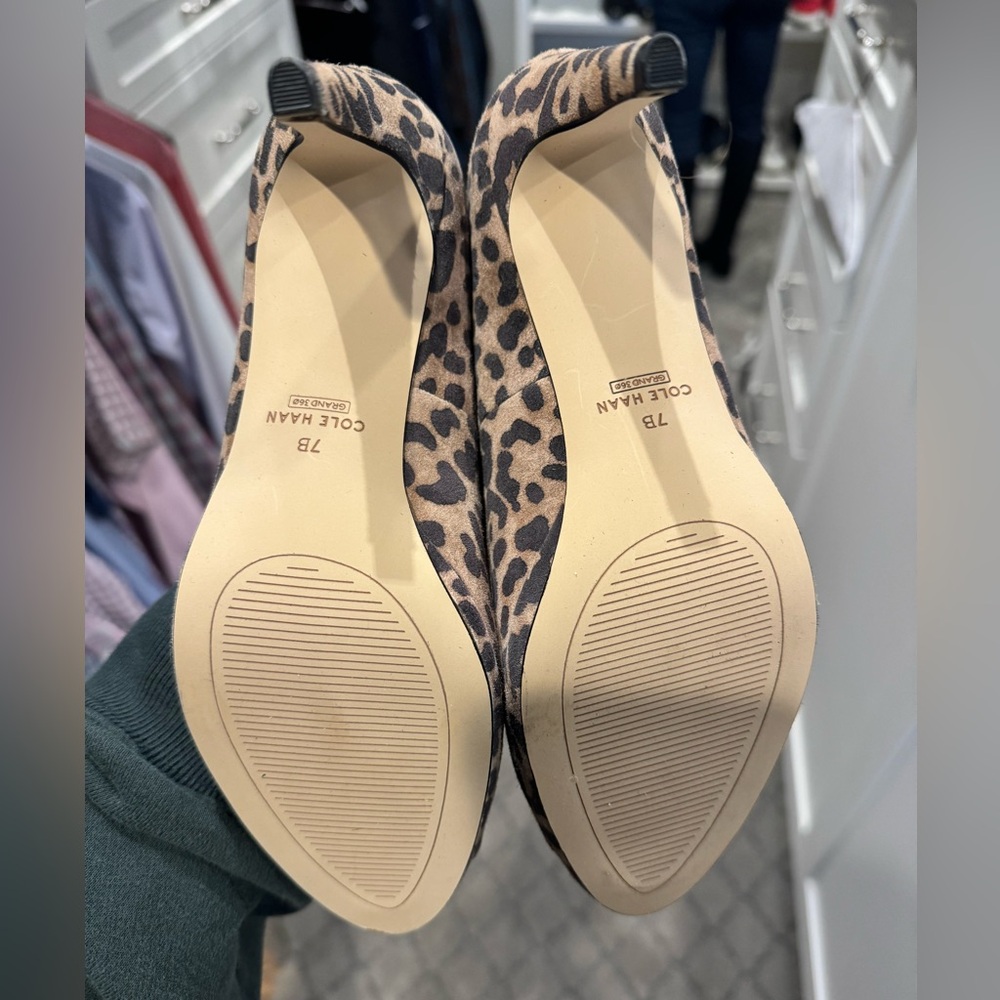 Brand new Cole Haan cheetah print heels